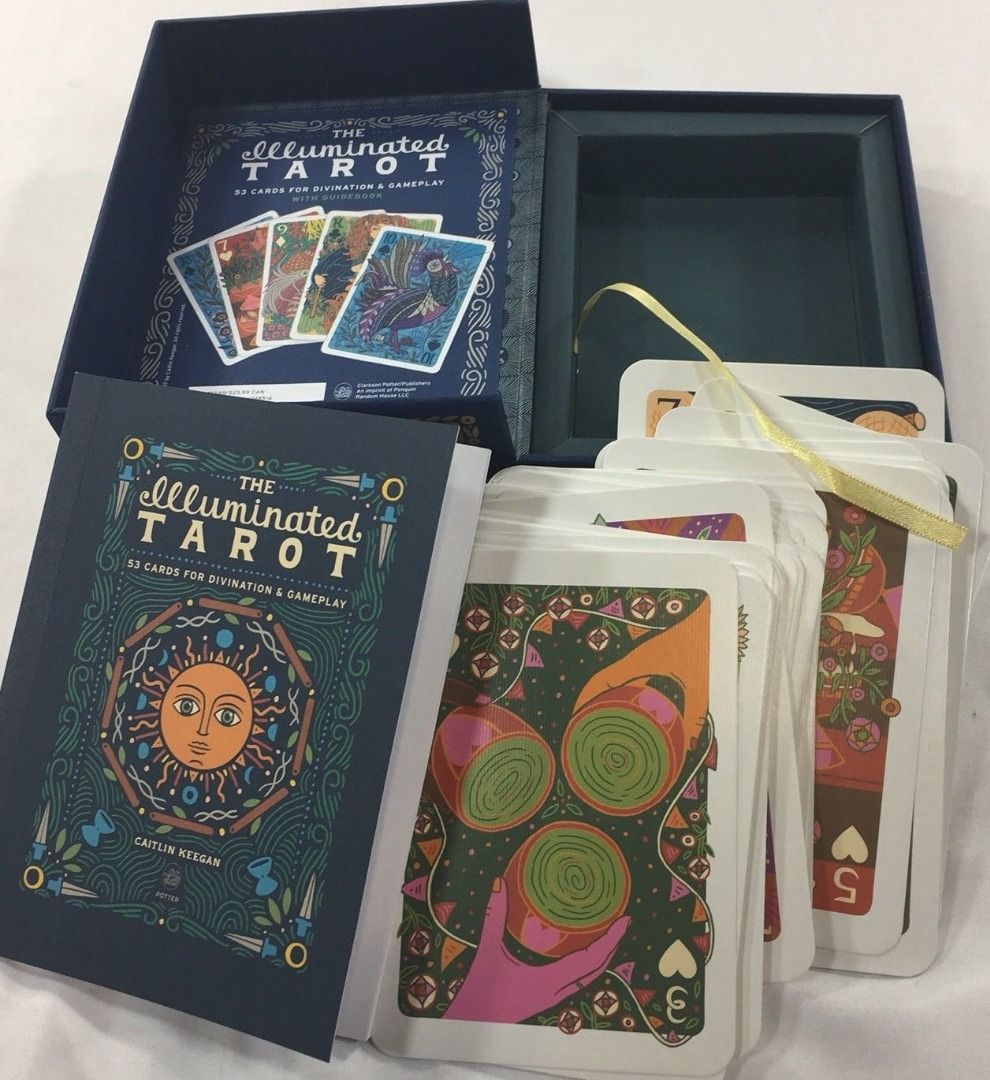 Illuminated Tarot 53 Cards for Divination & Gameplay by Caitlin Keegan