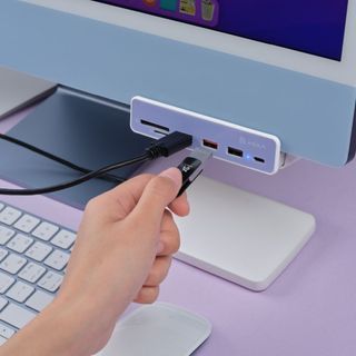 iMac M1 hub for additional ports and card reader