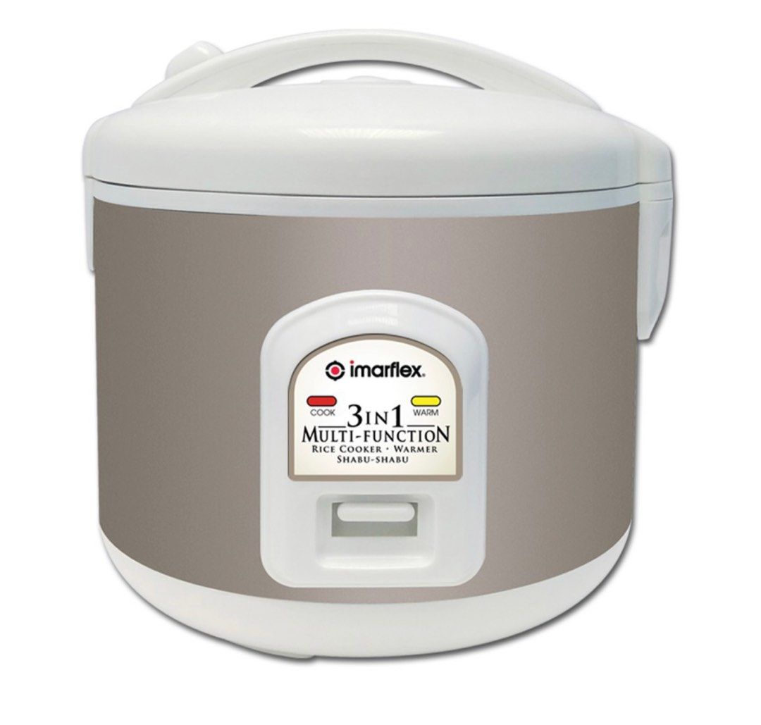 Imarflex 3-in-1 Rice Cooker 1.0L (5cups), TV & Home Appliances, Kitchen ...