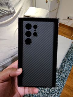 Inovagen Samsung S23 Ultra Kevlar Carbon Aramid Fibre Case (Later case, Pitaka Case lookalike)