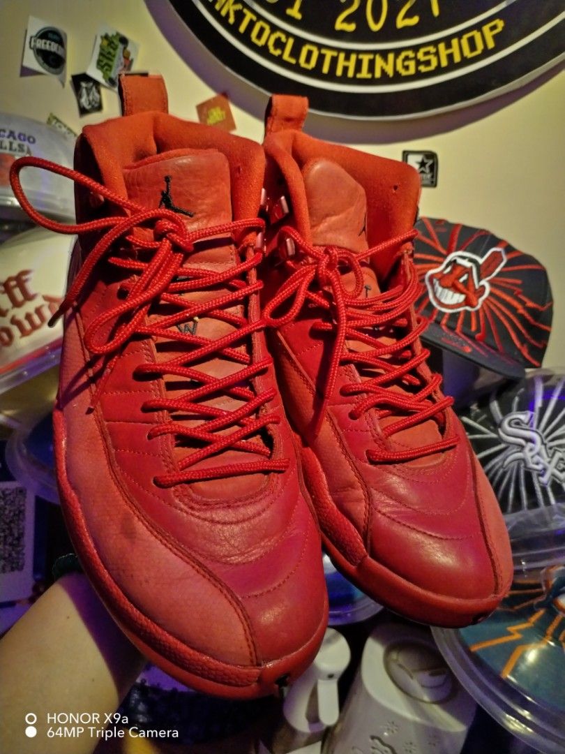Jordan 12 hotsell triple red