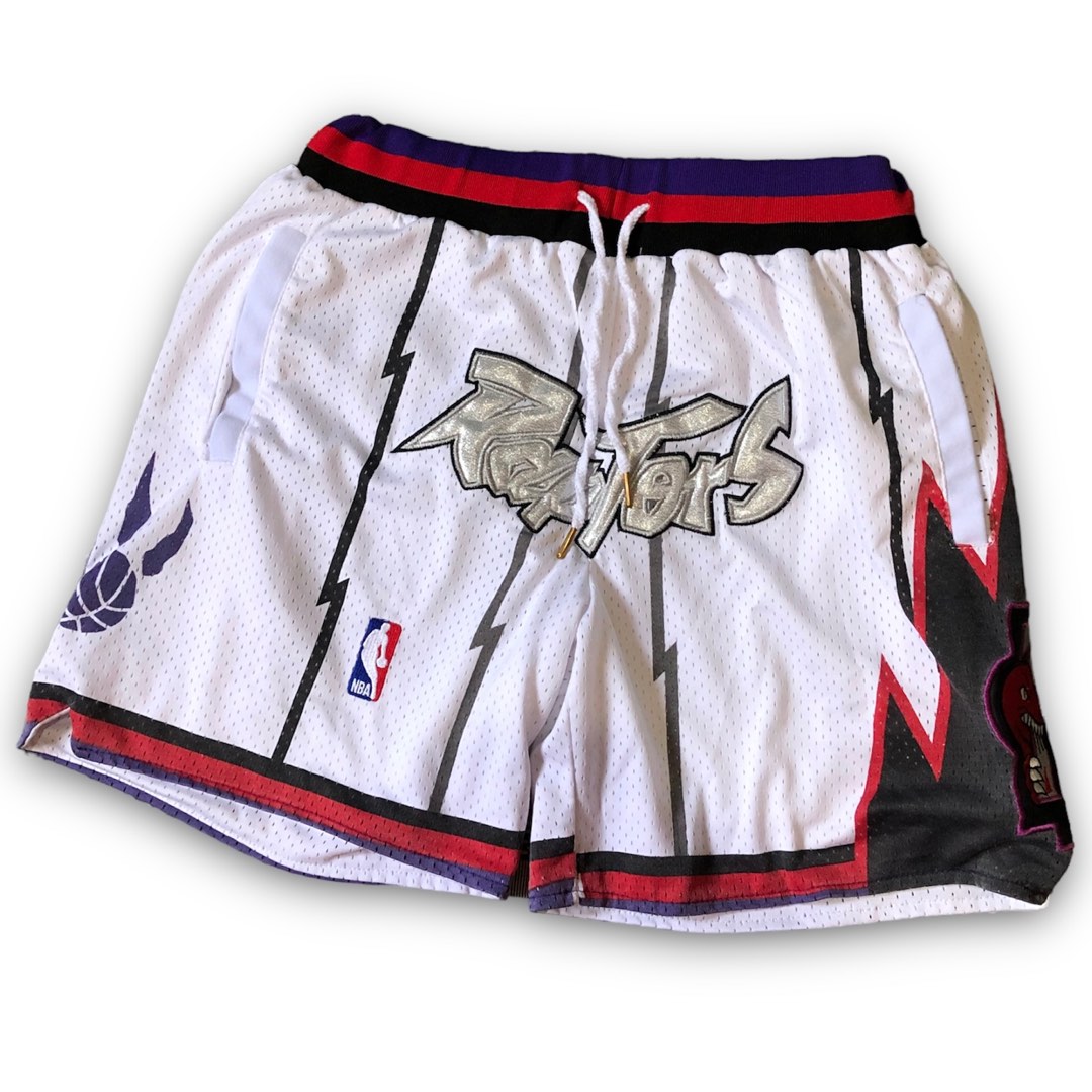 Toronto Raptors Mitchell&Ness Just Don NBA Shorts, Men's Fashion