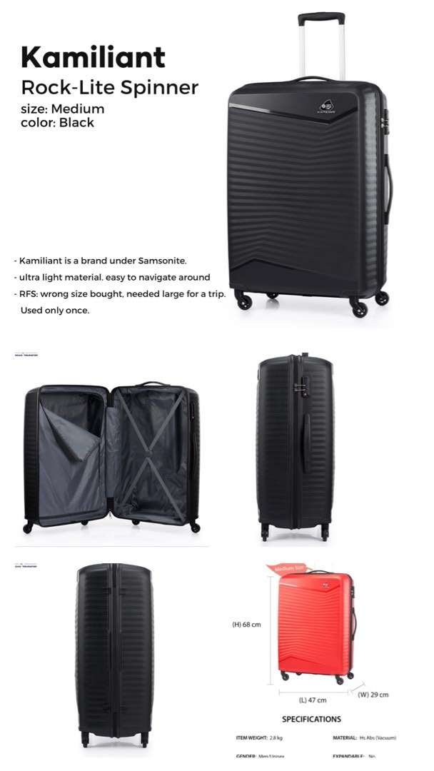 Kamiliant luggage dimensions best sale