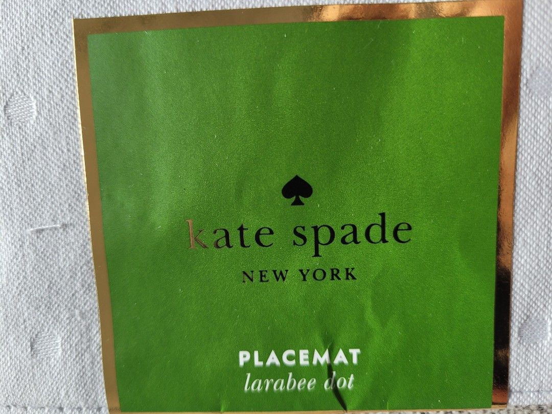 Kate Spade place mats, brandnew with label, Furniture & Home Living,  Kitchenware & Tableware, Table Linen & Textiles on Carousell