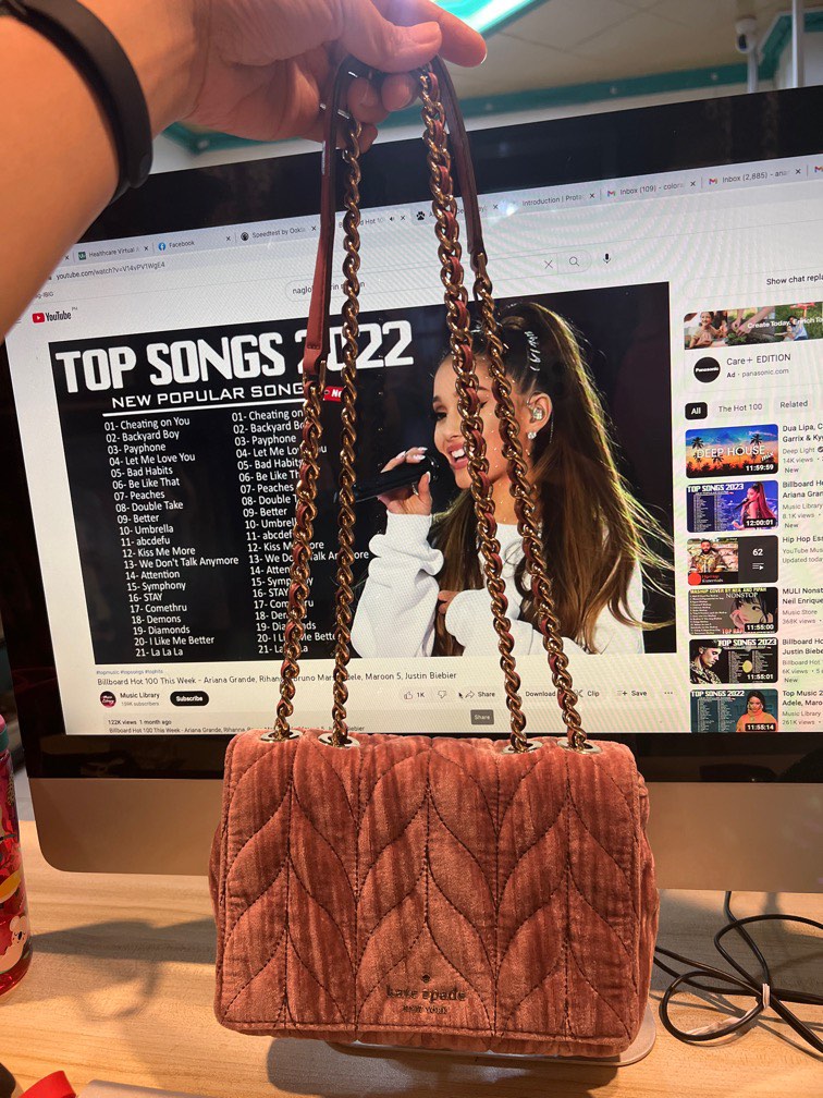 Aggregate more than 109 kate spade velvet bag esthdonghoadian