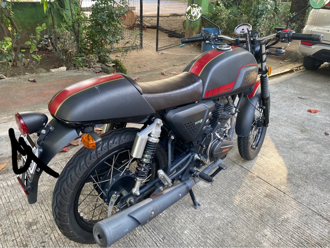 euro keeway cafe racer 152 modified