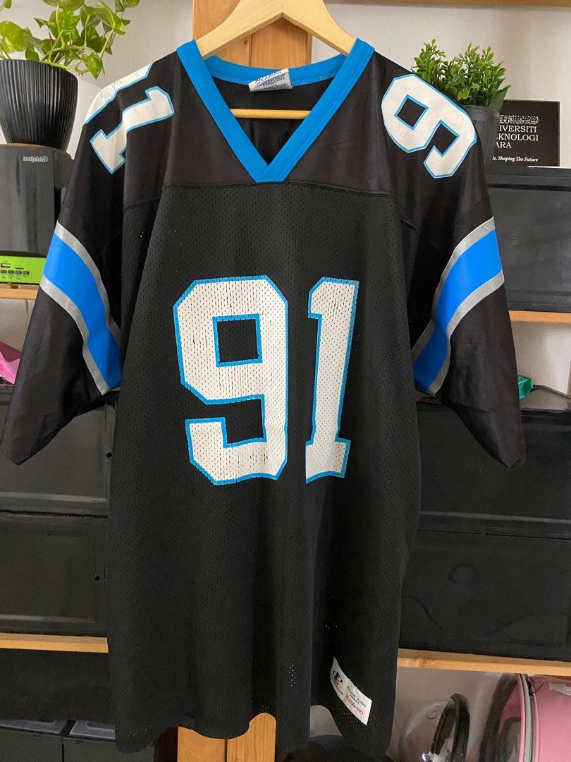 Kevin Greene Carolina Panthers rugby jersey Men s Fashion
