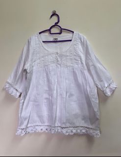 Kids White Blouse RM15 🎀