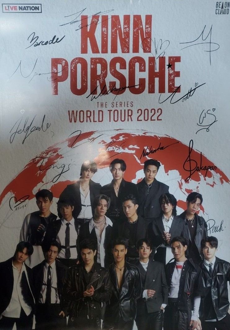 KinnPorsche The Series World Tour 2023 Live in Hong Kong Poster