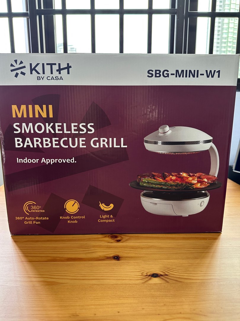 KITH Mini Smokeless Indoor Grill (SBG-MINI-W1) - Anytime, Anywhere