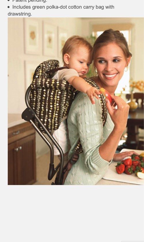 Framed back carrier kokopax bubbles