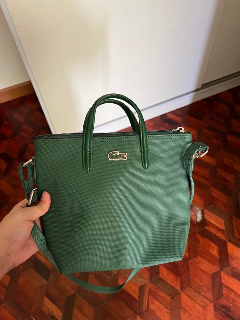 Lacoste Bag (preloved) (Category: Luxury Bags & Wallets) located in Cavite. Submitted by kcrtz (Listing ID 1217577175, Image 1). Description: Selling preloved bag (slingbag) Rfs: decluttering.