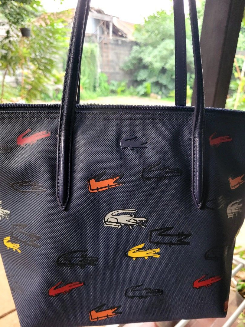 Lacoste tote bag, Fesyen Wanita, Tas & Dompet di Carousell