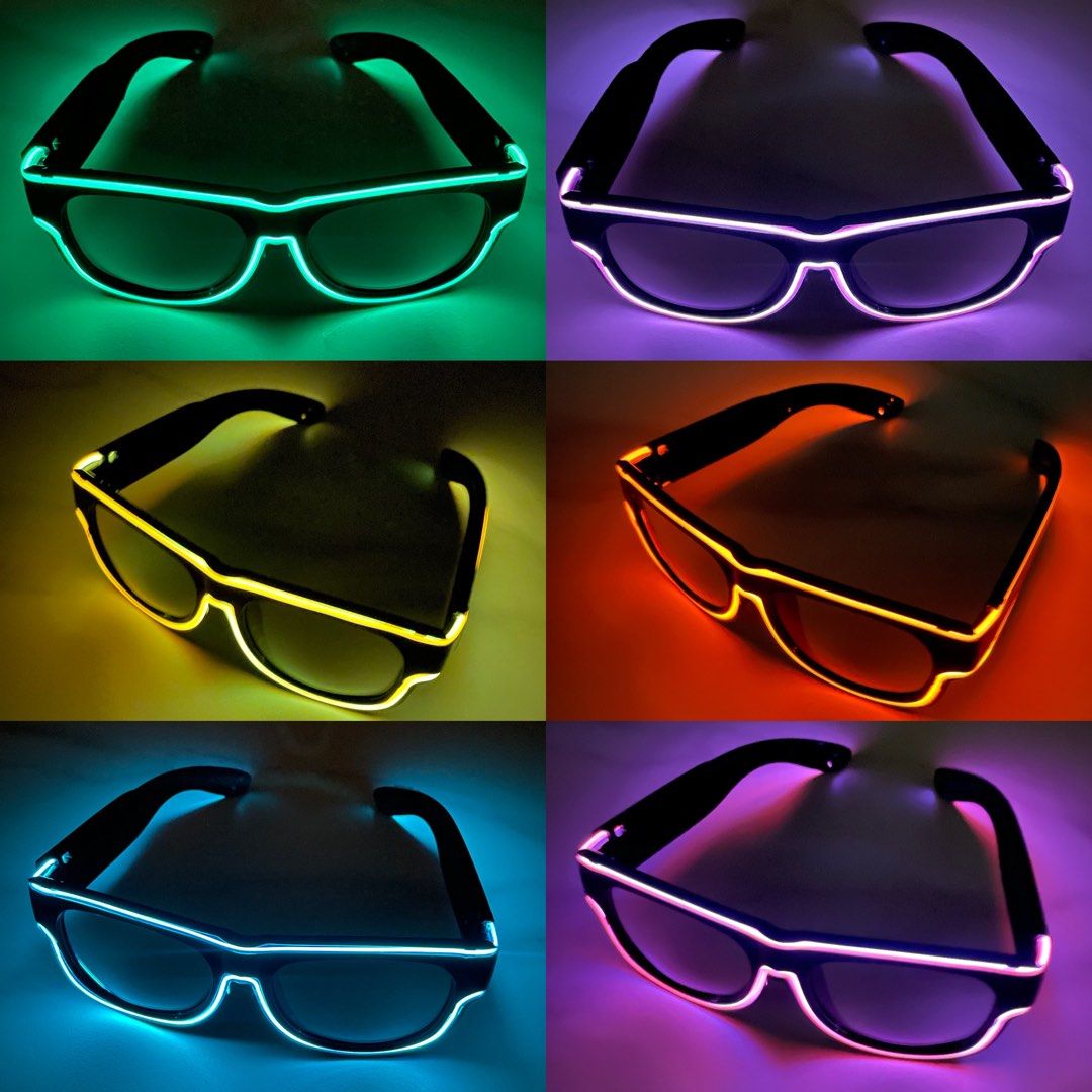 Flashing spectacles deals