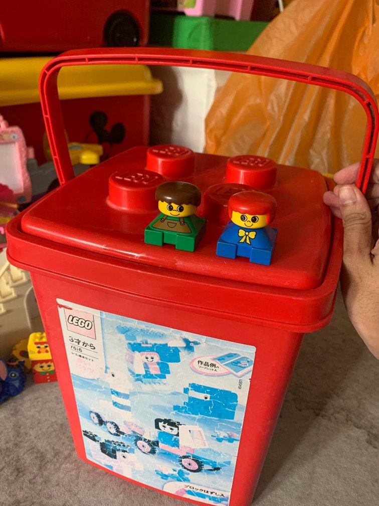 LEGO DUPLO STORAGE BOX WITH FIGURE Hobbies Toys Toys Games