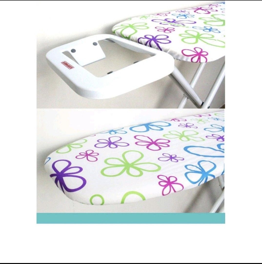 Leifheit Classic Ironing Board with Iron Rest and Board Cover