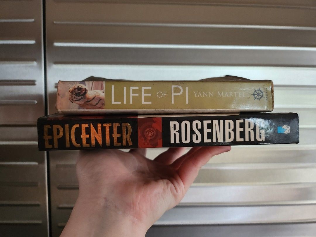 Life of Pi; Epicenter (Category: Storybooks) located in Quezon City. Submitted by chels_10 (Listing ID 1217527593, Image 1). Description: life of pi - 150 epicenter - 150 - tanned pages - softbound - loc: banawe, qc - mop: gcash - mod: sdd/ lbc - sf shouldered by buyer - pm for more inquiries.