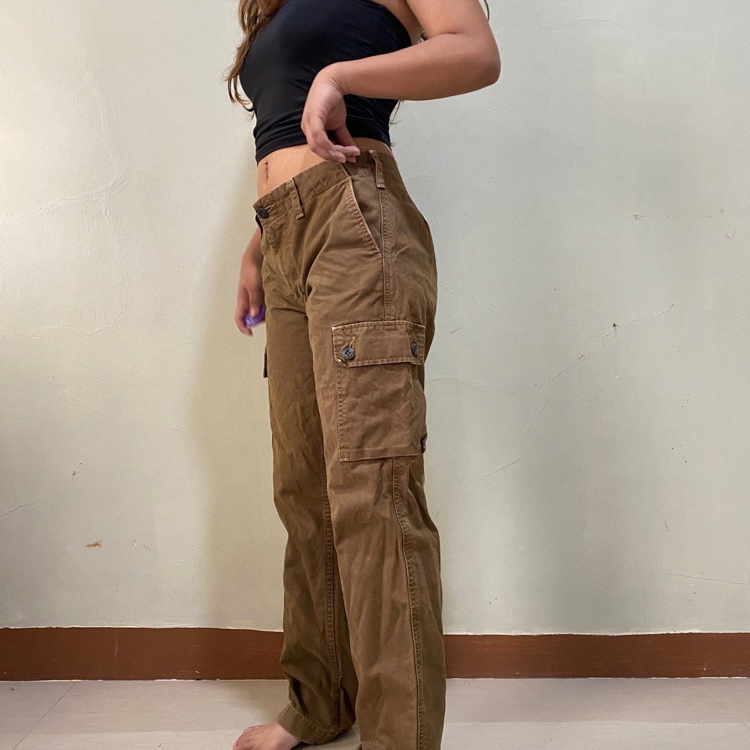 light brown cargo pants on Carousell