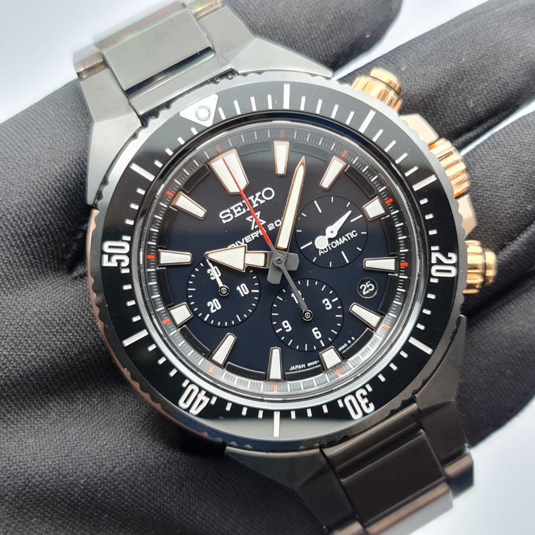 Preowned Selection | Seiko Prospex Transocean Automatic Chronograph  SBEC002, Luxury, Watches on Carousell