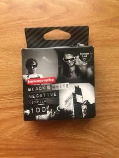 Lomography® Black & White Negative Film 120 Format 100 ISO (Expired 12/2009)