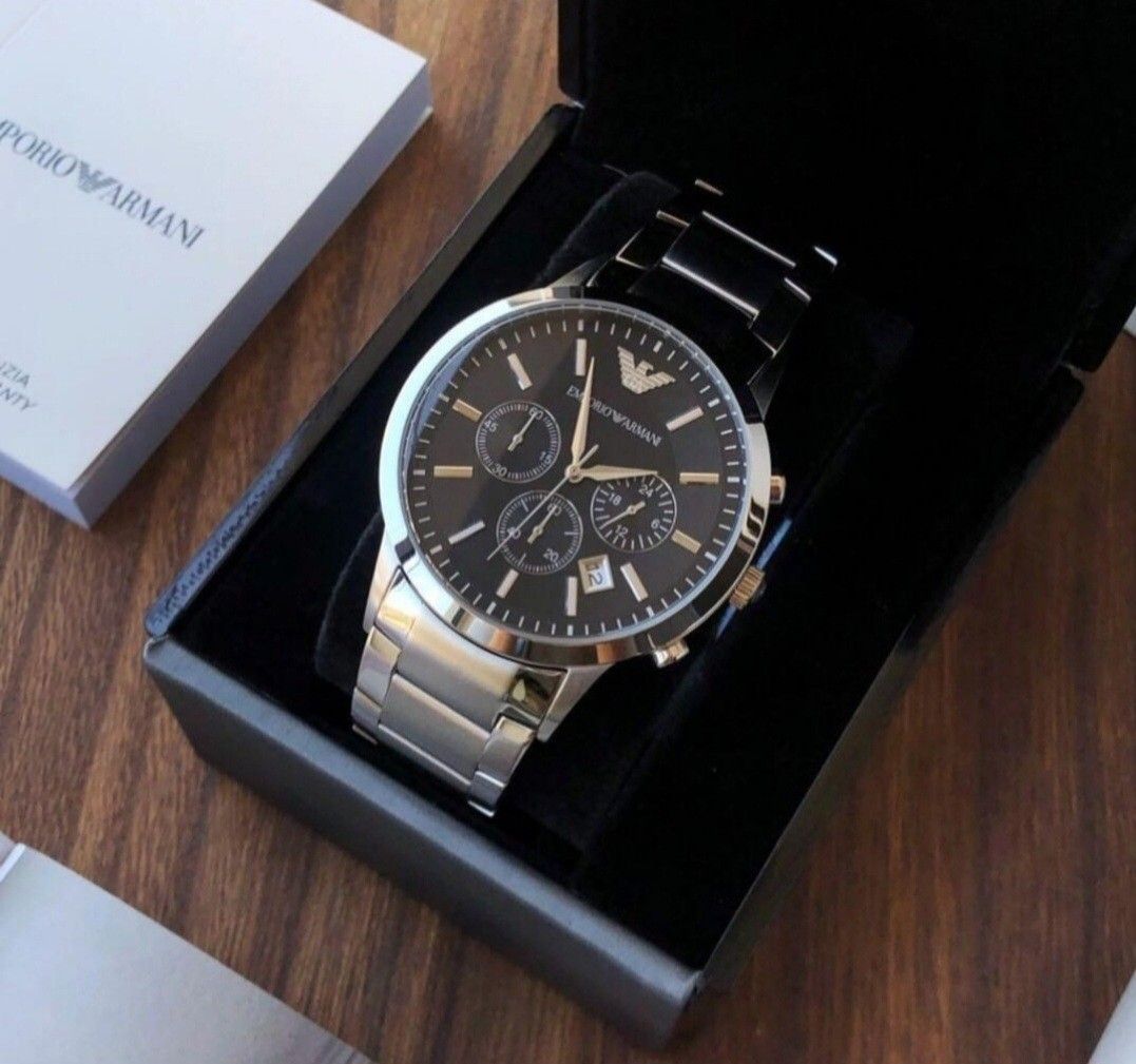 Giorgio armani men's emporio classic chronograph sale