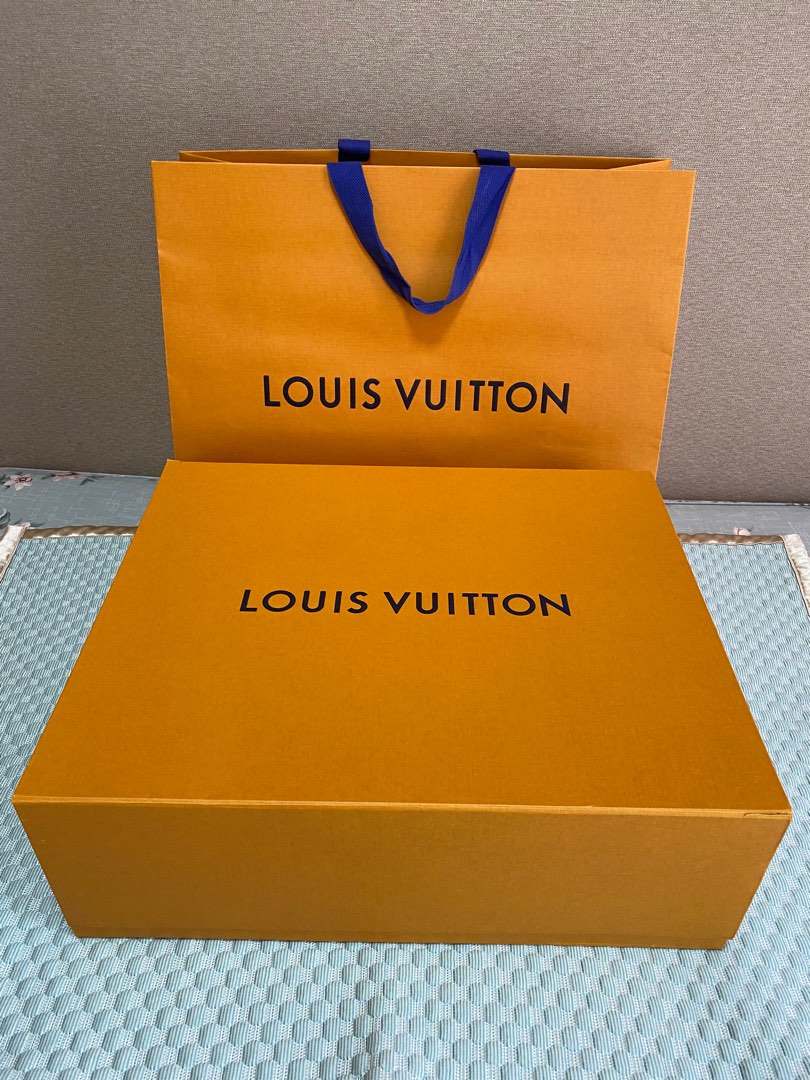 LV Box & Paperbag, Luxury, Accessories on Carousell