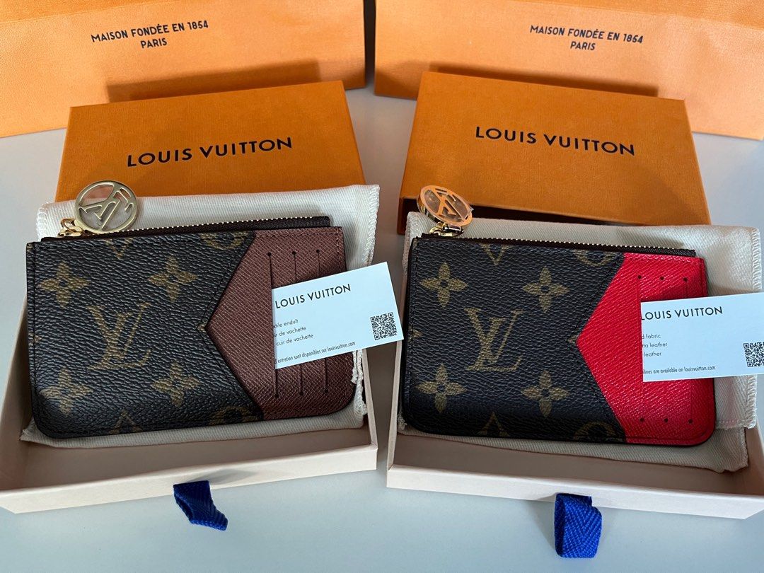 Louis Vuitton - Romy Card Holder - Monogram Leather - Wine - Women - Luxury