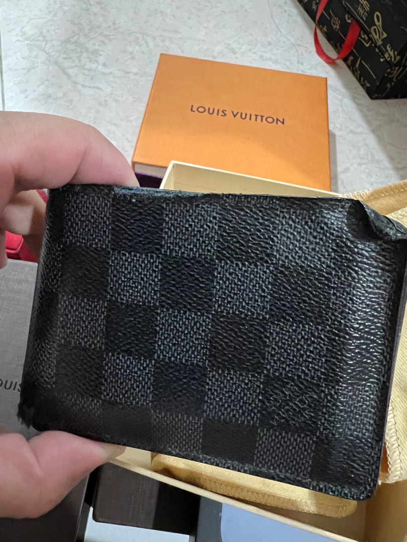 LV Second hand wallet, Men's Fashion, Bags, Belt bags, Clutches