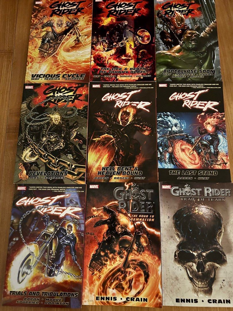 Marvel Graphic Novels - Ghost Riders Vicious Cycle Johnny Blaze ...