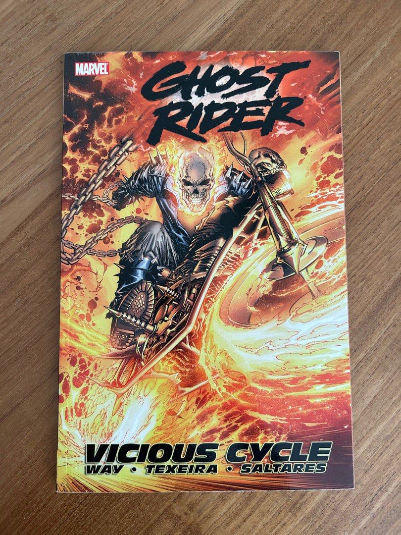 Marvel Graphic Novels - Ghost Riders Vicious Cycle Johnny Blaze ...