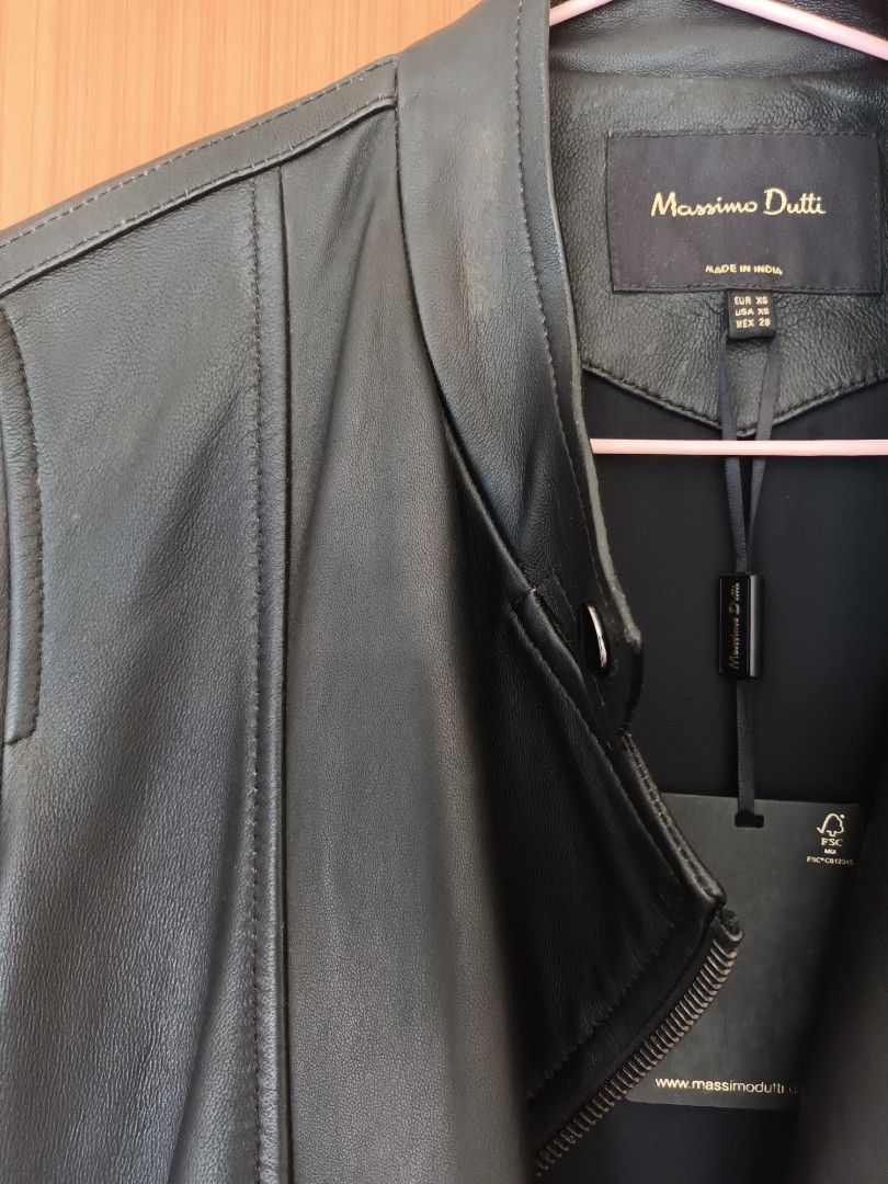 Massimo leather new arrivals jacket