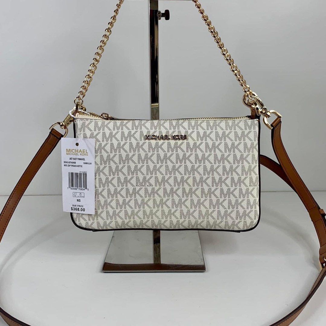 MICHAEL Michael Kors, Bags, Michael Kors Jet Set Vanilla Pouchette