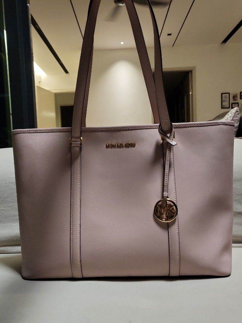 Michael Kors MK Large Tote Classic Leather Bag in Blossom, Women's Fashion,  Bags & Wallets, Tote Bags on Carousell