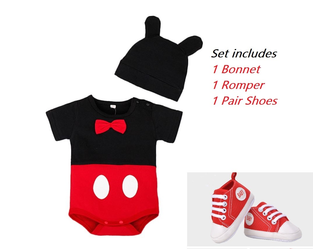 Mickey mouse costume shoes for baby deals