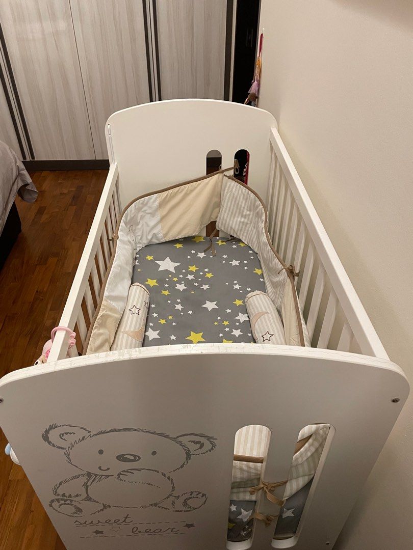 Micuna sweet bear baby cot 2025