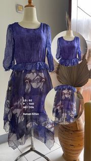 Mididress purple