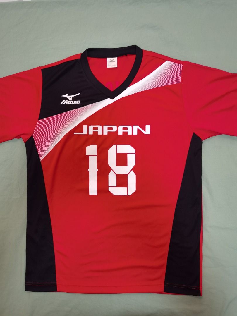 Mizuno Japan Volleyball Cheer Shirt Mami Uchiseto 18 on Carousell