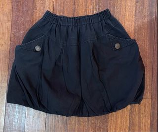 MLT44 black bubble skirt