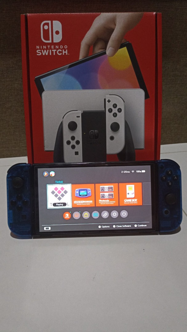 Modded Nintendo Switch OLED 256 GB storage. Full set with box. Trade-in ...