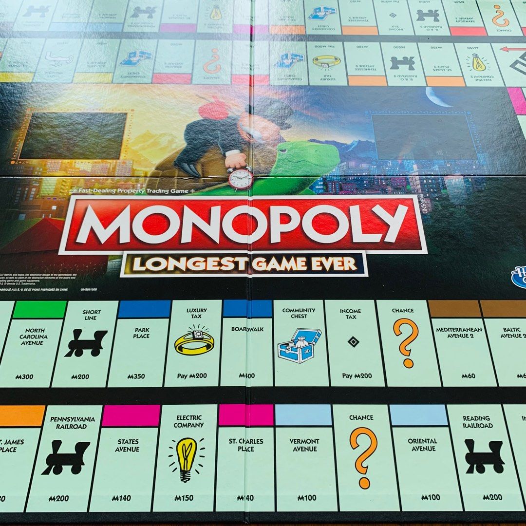 Monopoly longest game ever 長版本大富翁, 興趣及遊戲, 玩具 & 遊戲類 Carousell