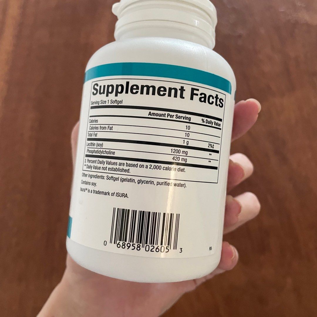 natural factors phosphatidyl choline pc 420mg 90 soft gels for