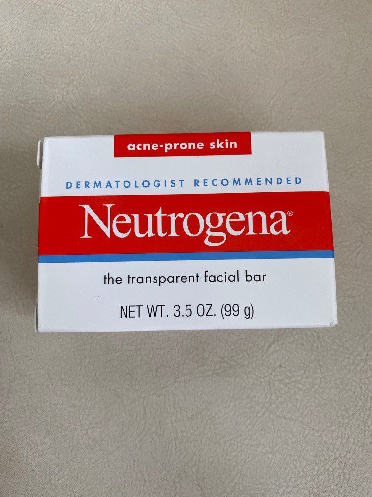 Neutrogena transparent facial bar soap for acne skin, Beauty & Personal  Care, Face, Face Care on Carousell