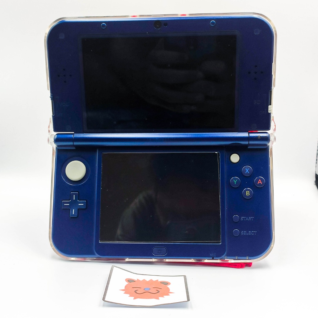 New 3ds XL Metallic blue Cfw READY 200+ games installed 32 gb