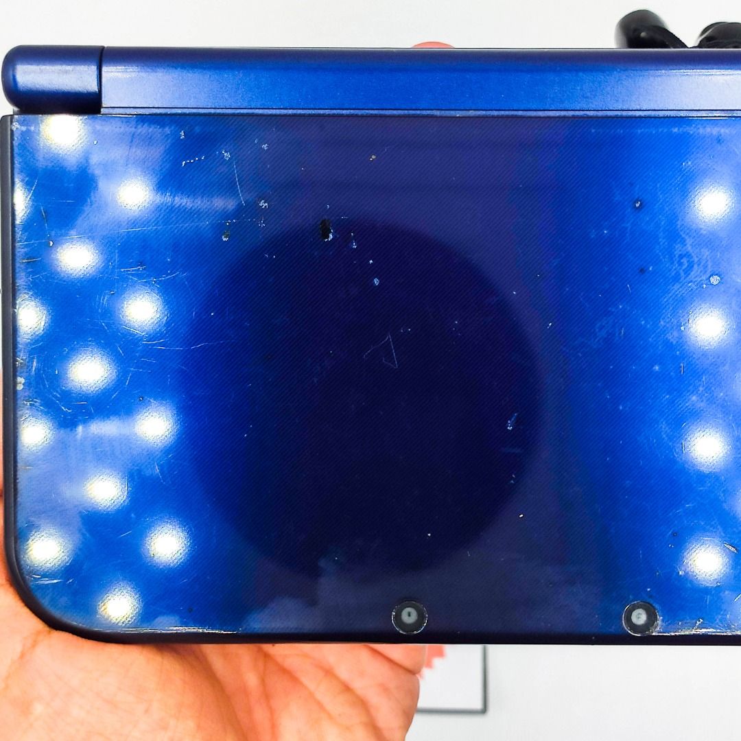 New 3ds XL Metallic blue Cfw READY 200+ games installed 32 gb