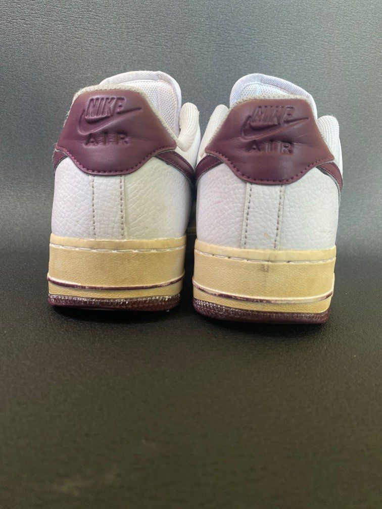 Maroon and gold air on sale force ones