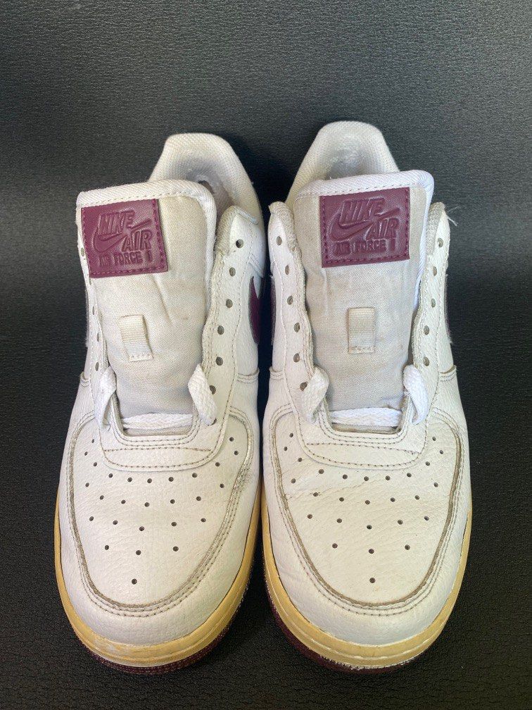 Air force 1 white maroon discount