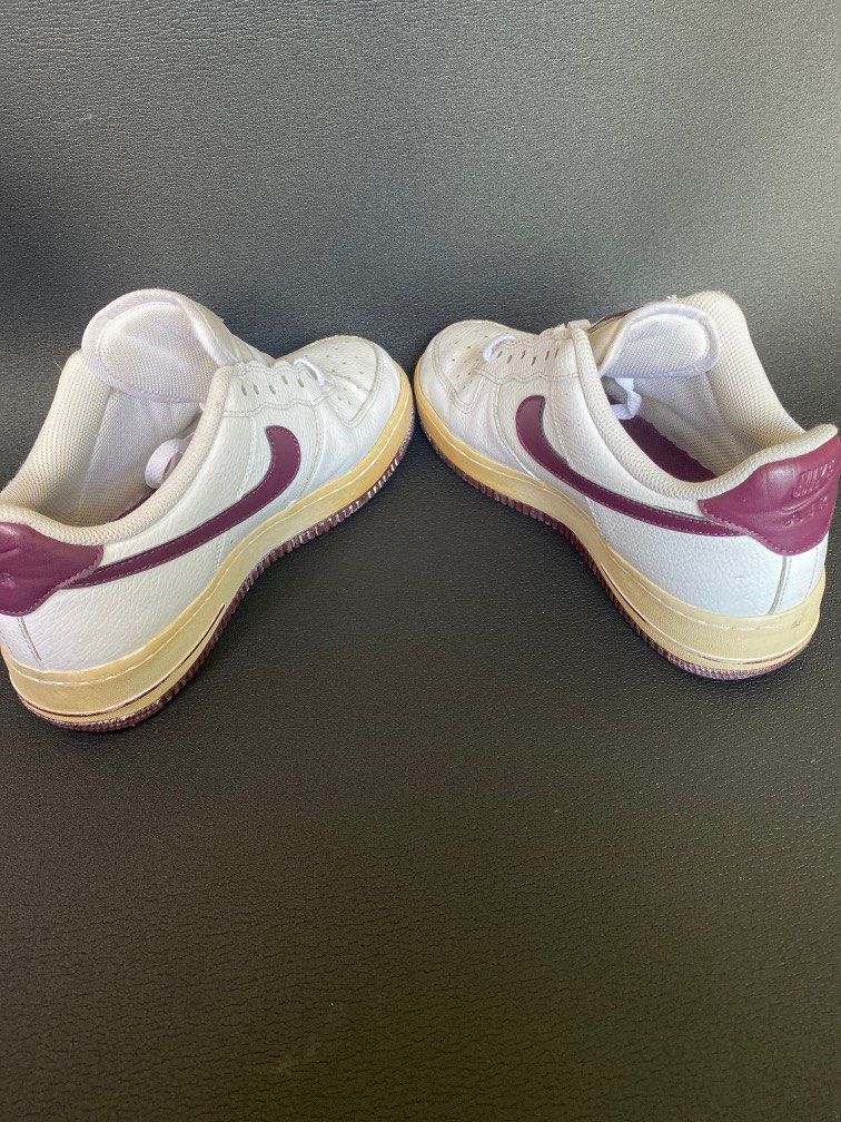 Nike air force on sale 1 night maroon