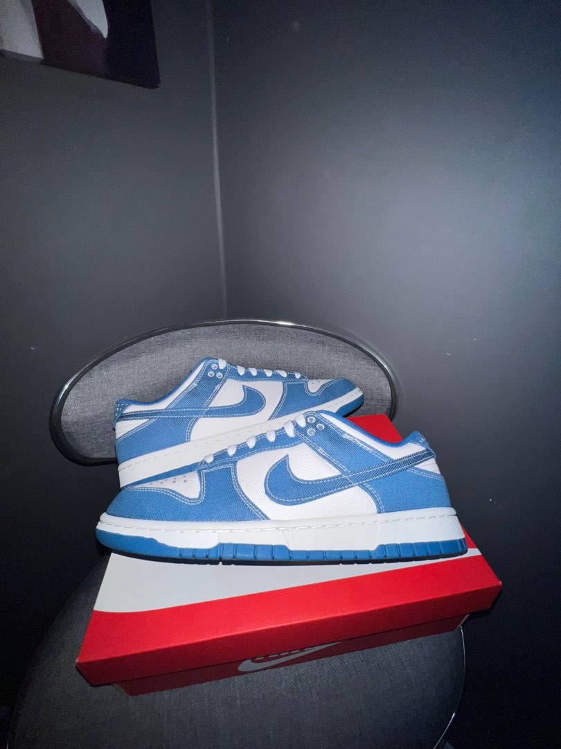 nike dunk low mens blue