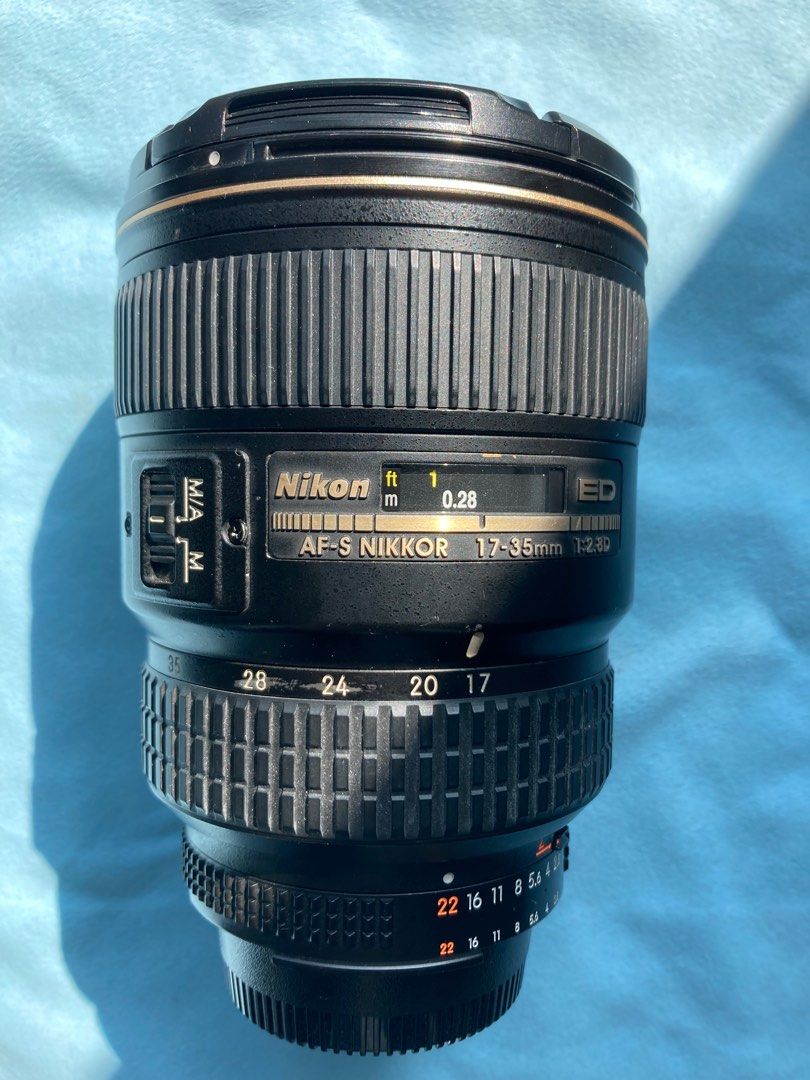 Nikon AF-S NIKKOR 17-35mm f2.8D ED 小小小黑, 攝影器材, 鏡頭及裝備