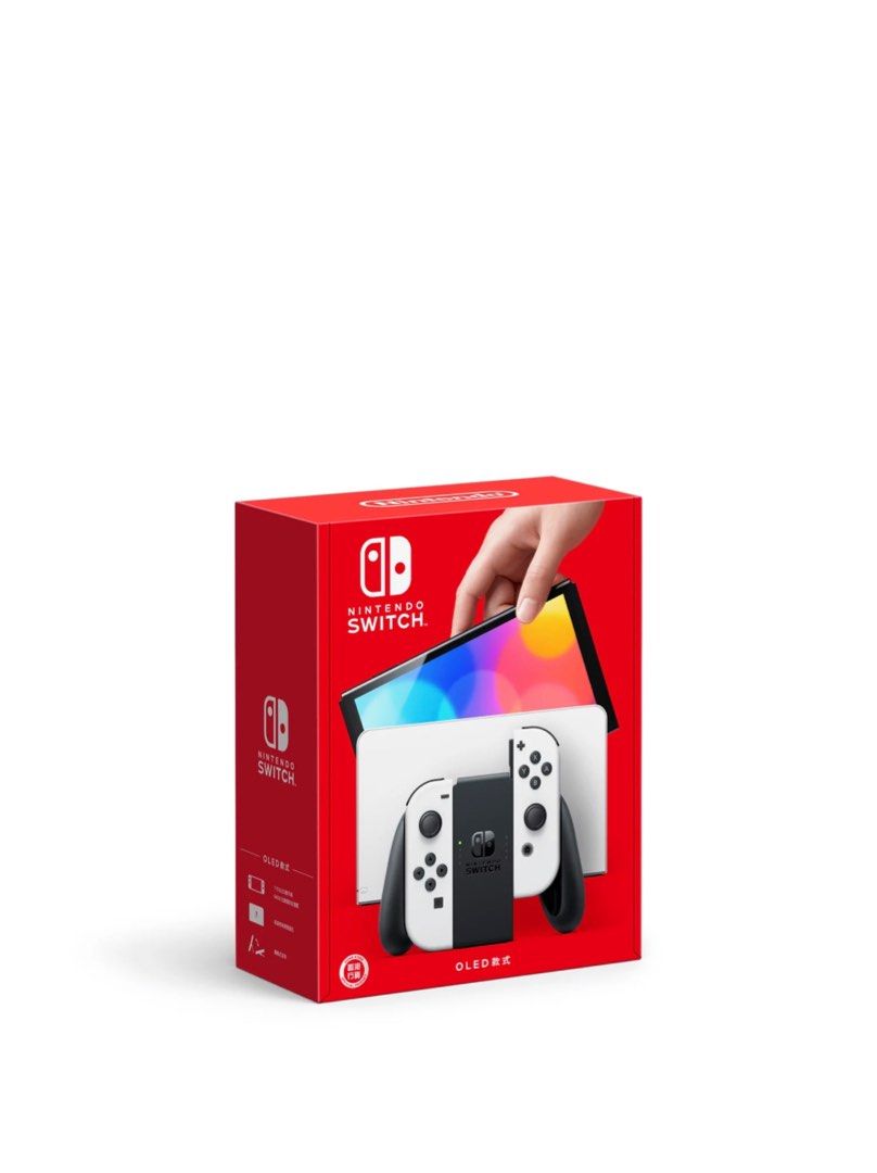 NINTENDO 任天堂Switch OLED 遊戲機(白色)全新全套從未開封香港行貨